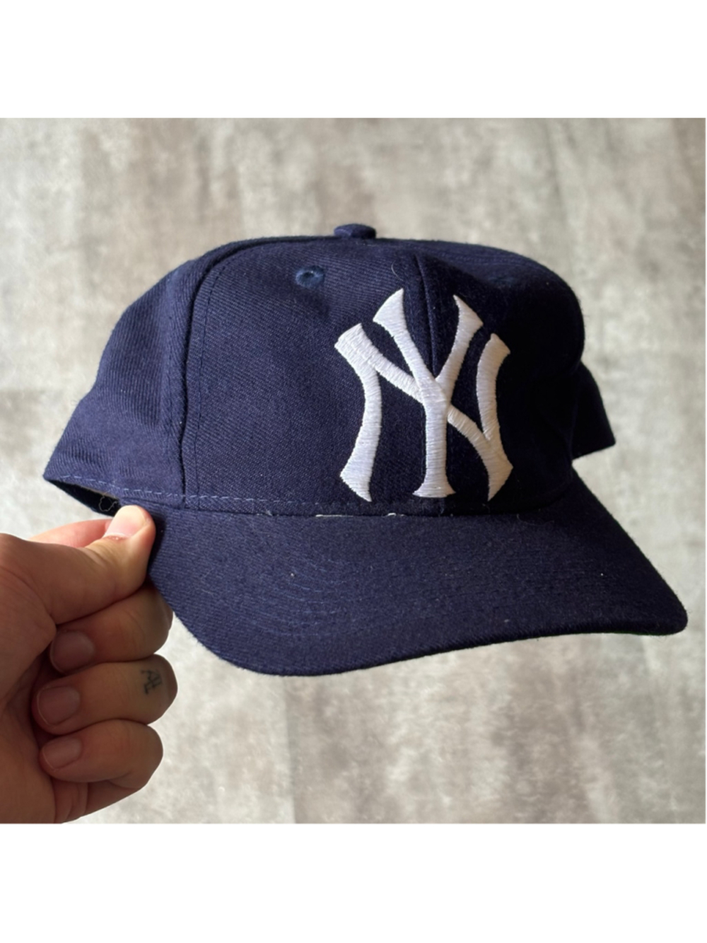 Vintage New York Yankees Big Logo The Game Snap Back Hat